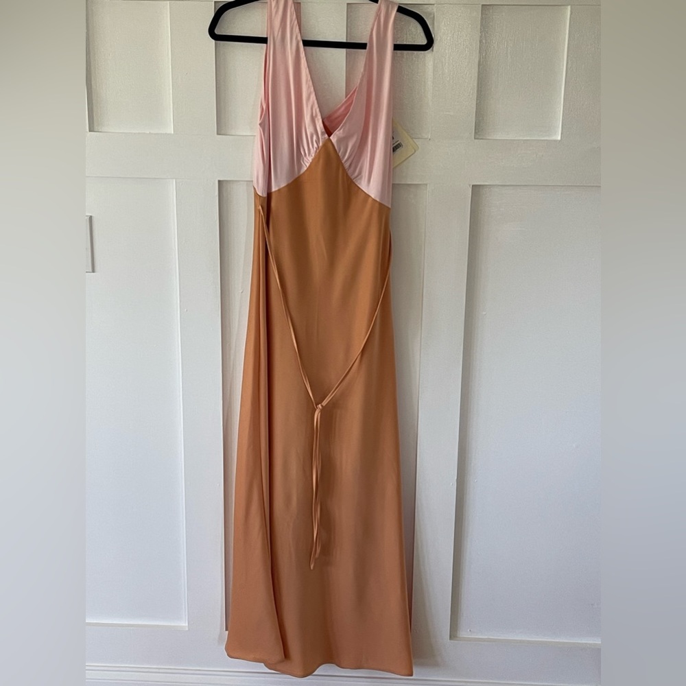 Pepper Mayo. Loren Dress. Orange Slice. Size 8